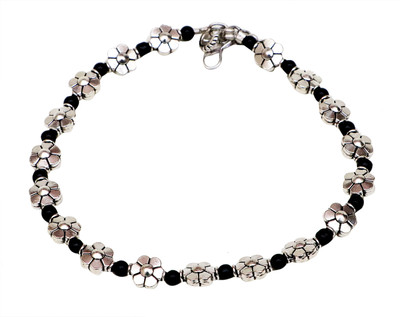 Price History of MANMORA Silver Coated Chain Anklet For Girls