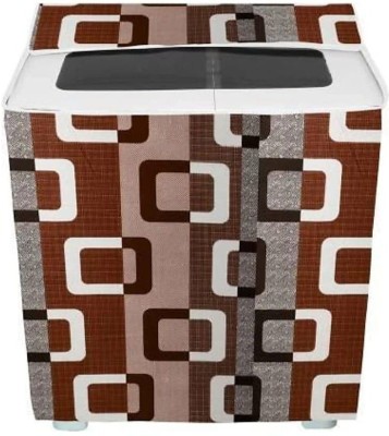 Yb Homes Semi-Automatic Washing Machine  Cover(Width: 75 cm, Brown)