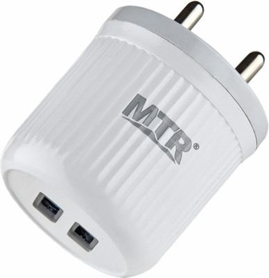 MTR 4 A Wall Charger for Mobile with Detachable Cable(White, Cable Included)