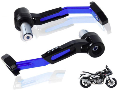 Shopland CNC Handlebar Protector Brake Clutch Motorcycle Lever Guard For Pulsar 220F Bike Crash Guard(Bajaj)