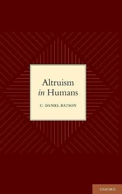 Altruism in Humans(English, Hardcover, Batson C. Daniel)