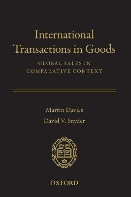 International Transactions in Goods(English, Hardcover, Davies Martin)