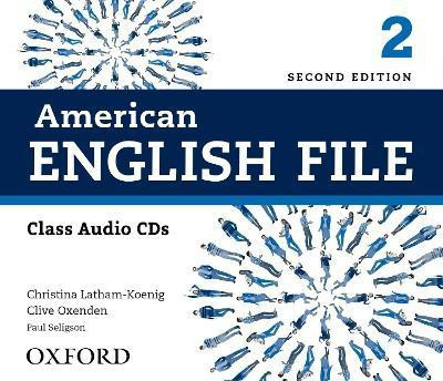 American English File: Level 2: Class Audio CDs(English, CD-Audio, unknown)
