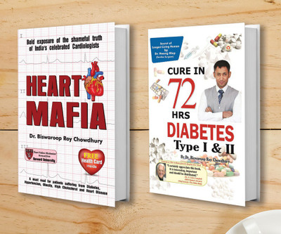 Heart Mafia + Diabetes Type 1 & 2 (Set of 2 Books)(Paperback, Dr. Biswaroop Roy Chowdhury)