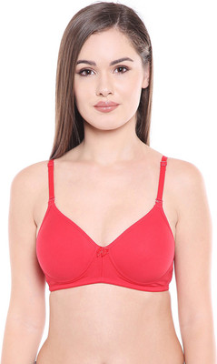BodyCare Women T-Shirt Lightly Padded Bra(Red)