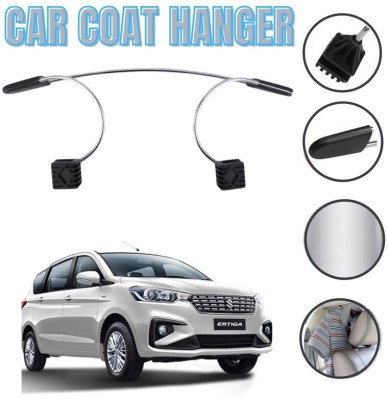 Oshotto Silver Metal Car Coat Hanger For MARUTI-SUZUKI-ERTIGA-2018-2022 Car Coat Hanger