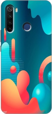 FlipCase Back Cover for Mi Redmi Note 8(Blue, Orange, Silicon, Pack of: 1)