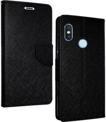 Aarov Flip Cover for Mi Redmi Note 6 Pro, Mi Redmi Note 6 Pro(Black, Dual Protection, Pack of: 1)