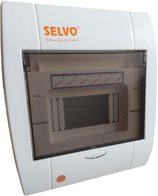 Selvo 6 Way SPN Whiteline MCB Distribution Board