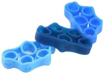Dr Pacvu Silicone Finger Stretcher Exerciser Hand Palm, Set of 3 Hand Grip/Fitness Grip(Multicolor)