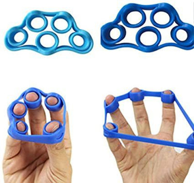 Dr Pacvu Resistance Bands Hand Grip Strengthener Extender Trainer - Set of 3 Hand Grip/Fitness Grip(Multicolor)