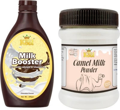 Mr.Kool Milk Booster 200gm and Camel Milk Powder 100gm. Pack Of 2 Combo. Combo(300)