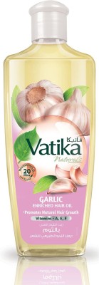 VATIKA Garlic Enriched Hair For Natural Hair Growth - 200ml Hair Oil(200 ml)
