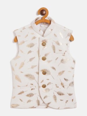 VASTRAMAY Sleeveless Printed Boys Jacket