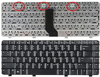 WEFLY Laptop Keyboard for HP Pavilion DV2000 V3000 441317-001 417068-001 Laptop Keyboard Replacement Key