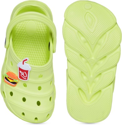 Pantaloons Junior Boys Slip on Clogs(Light Green)