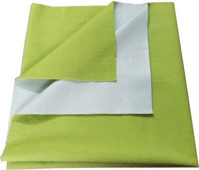 DHANVIN Cotton Baby Bed Protecting Mat(Light Green, Medium)