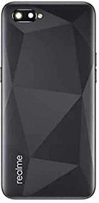 Spares4ever Realme C2 Back Panel(Black)