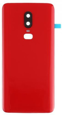 Docile Oneplus 6{withCameraLens}:Red Back Panel(Red)