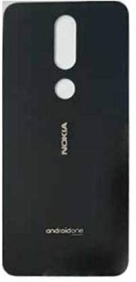 Spares4ever Nokia Nokia 7.1 Black Back Panel(Black)