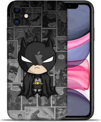WeCre8 Skin's Apple Iphone 11, Comic Batman Mobile Skin(Multicolor)
