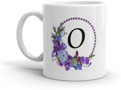 Prsky O Alphabet Best Gift for Boy Friend Special Birthday Gift For Girlfriend. Ceramic Coffee Mug(325 ml)