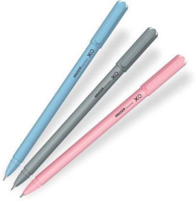 HAUSER XO BALL PEN PACK OF 10(6BLUE+2BLACK+2RED) Ball Pen(Pack of 10, Ink Color - Blue, Black, Red)