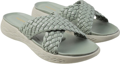 MOCHI Women Flats(Green , 3)