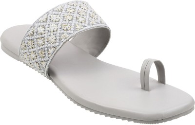 Walkway by Metro Women Sandals(Grey , 7)