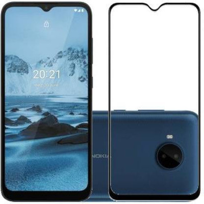 VISHZONE Edge To Edge Tempered Glass for Nokia C20 Plus(Pack of 1)