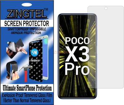 ZINGTEL Impossible Screen Guard for XIAOMI POCO X3 PRO(Pack of 1)