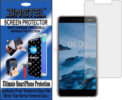 ZINGTEL Impossible Screen Guard for NOKIA 6 2ND GEN(Pack of 1)