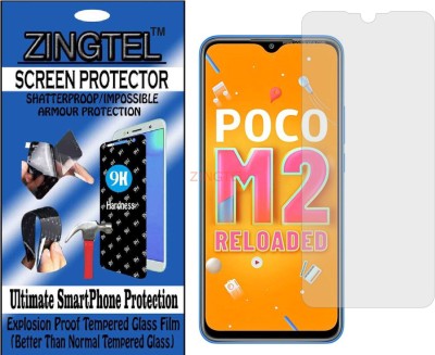 ZINGTEL Impossible Screen Guard for XIAOMI POCO M2 RELOAD(Pack of 1)