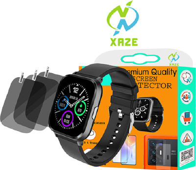 XAZE Screen Guard for Fire-Boltt Ninja 2 Max SMART WATCH SCREEN GUARD(Pack of 3)
