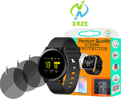 XAZE Screen Guard for Gionee STYLFIT GSW7 Smartwatch screen guard(Pack of 3)