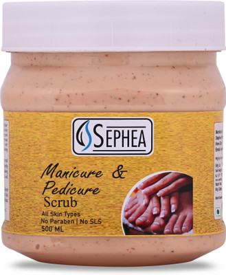 SEPHEA Manicure And Pedicure Scrub 500 ml Scrub(500 ml)