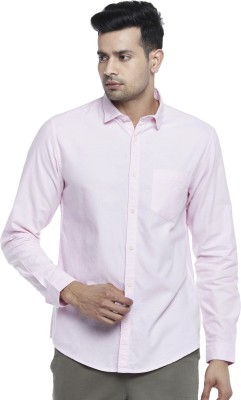 Urban Ranger by Pantaloons Men Solid Casual Pink Shirt