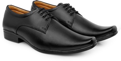 Smoky 4403 Classic Black Light Weight Formal Shoes Lace Up For Men(Black)