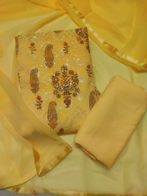 Sublime W Georgette Embroidered Salwar Suit Material