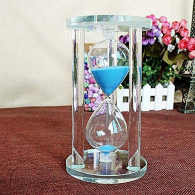 prisma collection Decorative Showpiece  -  11.43 cm(Glass, Blue)