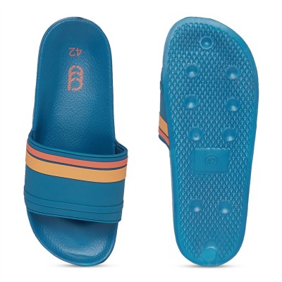 Ajile By Pantaloons Men Slides(Blue , 6)