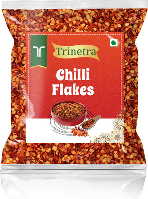 Trinetra Chilli Flakes 200 Gm Packaging| Herbs & Seasoning(200 g)
