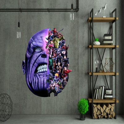 Decals Point 3 cm coolest marvel Self Adhesive Sticker(Pack of 1)