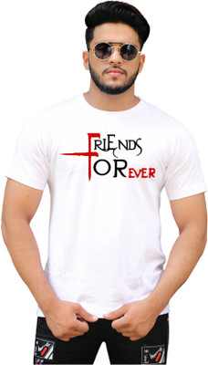 TheFreedomStore Graphic Print Men Round Neck White T-Shirt