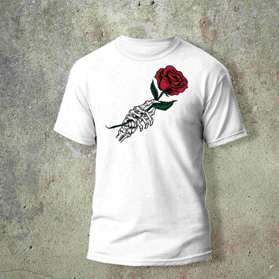 Fasionica Mart Printed Men Round Neck White T-Shirt