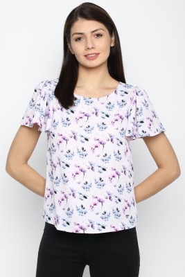 Allen Solly Casual Printed Women Pink Top