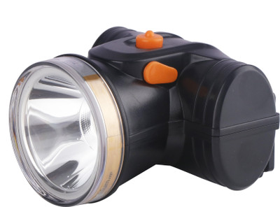 Dp 7228A LED RECHARGEABLE HEAD LIGHT, 4000mAh Battery, 3W Power Torch(Black, 10 cm, Rechargeable)