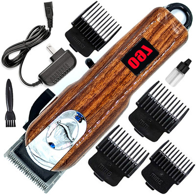 POSBM Professional Rechargeable Waterproof Beard Mustache Trimmer Hair Clipper Razor L Fully Waterproof Trimmer 120 min  Runtime 4 Length Settings(Multicolor)