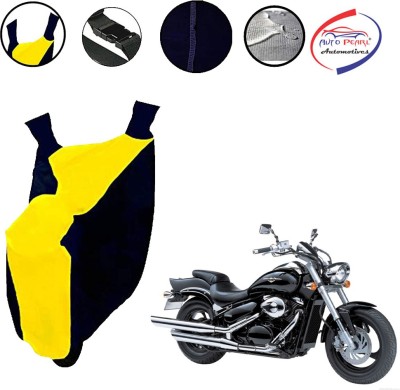 AUTO PEARL Two Wheeler Cover for Suzuki(Intruder M800, Yellow, Blue)