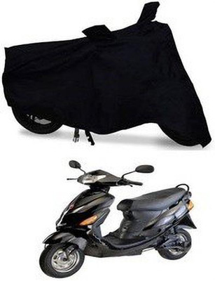 KEDIT Two Wheeler Cover for Hero(Electric Wave Dx, Black)